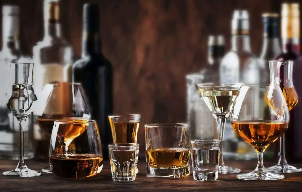 A selection of spirits are essential bottles for your basic home bar